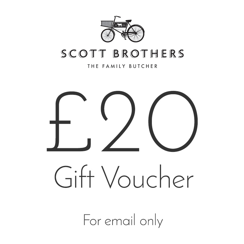 Scott Brothers Butchers £20 gift voucher
