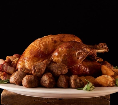 Whole Turkey (All Boned, Rolled & Stuffed)