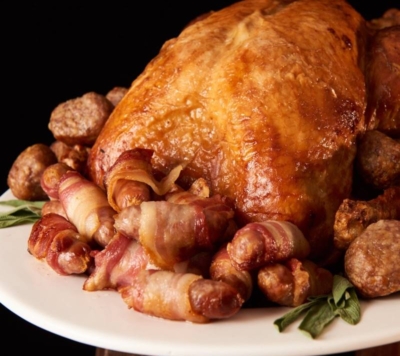 Whole Turkey (All Boned, Rolled & Stuffed)