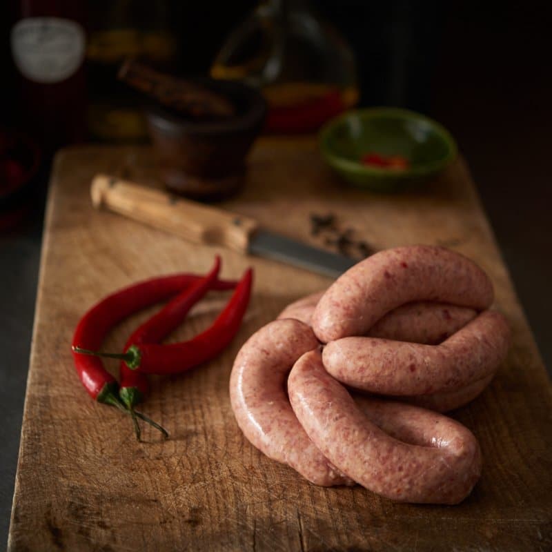 Pork, Mango & Chilli Sausages (454g)