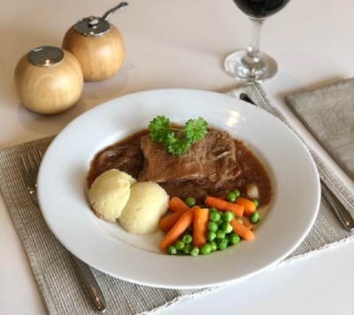 Braising Steak, Potatoes & Vegetables
