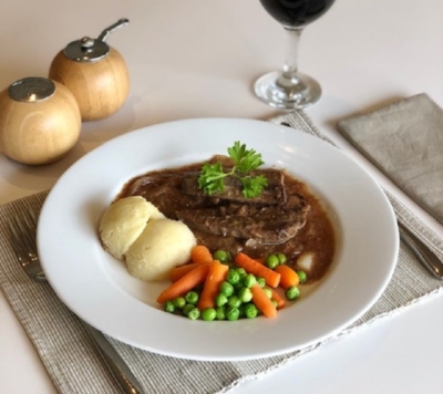 Ox Liver, Potatoes & Vegetables