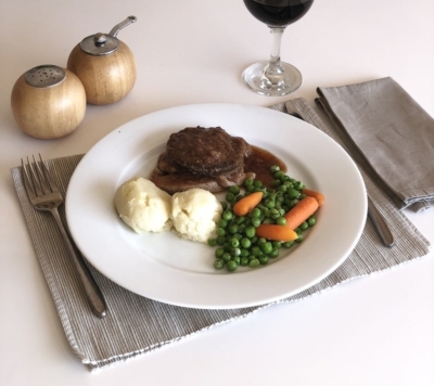 Roast Chicken, Haggis, Potatoes & Vegetables