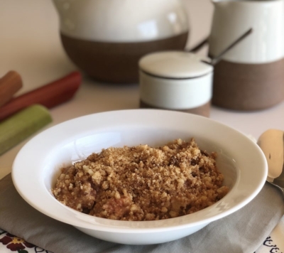 Rhubarb Crumble