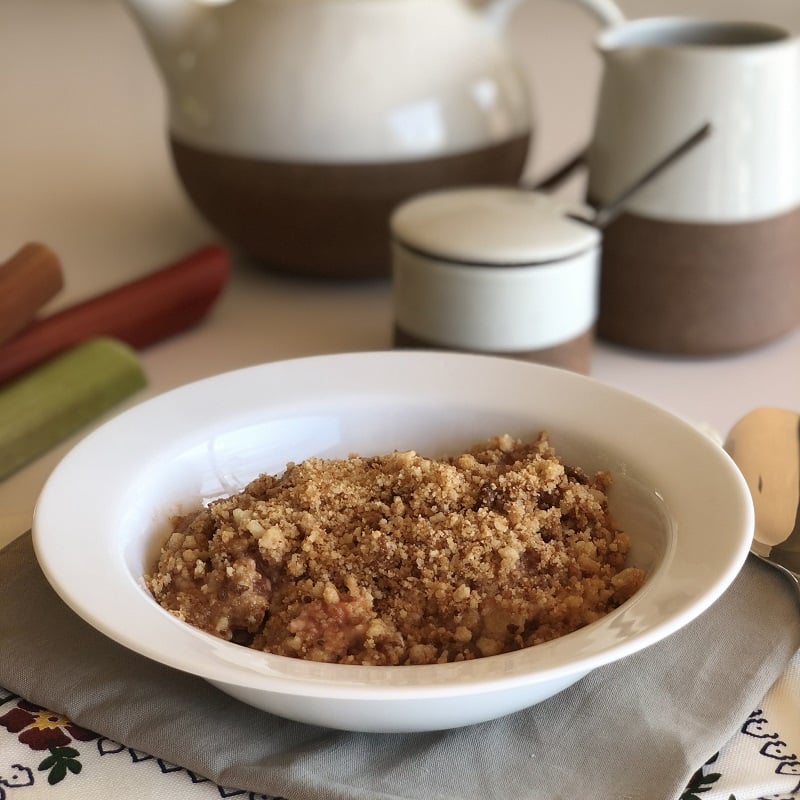 Rhubarb Crumble